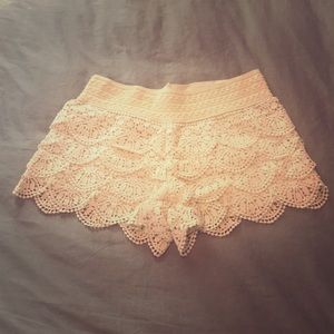 Lace shorts